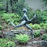 Messenger with Bird by Janis Ridley, Sculpture